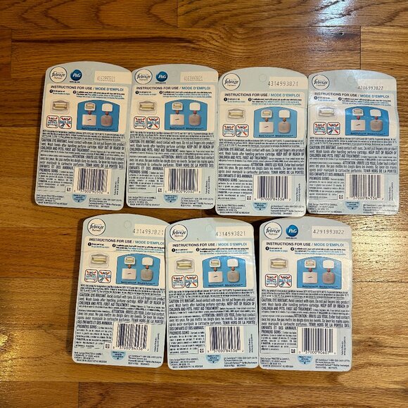 NIB Febreze Refresh Lot of 7 Refill Cartridges Fresh Meadow Island Refresh Greek - Picture 6 of 6